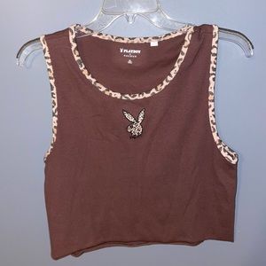 Playboy Cheetah-Print Tank